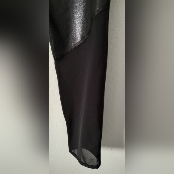 Joy Lab Activewear Legging Color Black Shine Size Large High Rise Women New - Picture 8 of 8